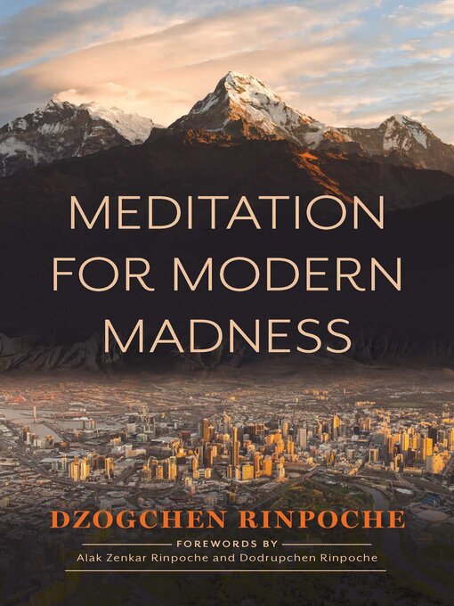 Title details for Meditation for Modern Madness by Dzogchen Rinpoche - Available